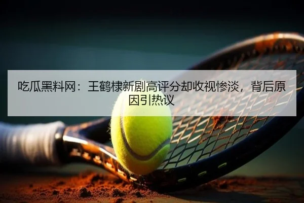 吃瓜黑料网：王鹤棣新剧高评分却收视惨淡，背后原因引热议